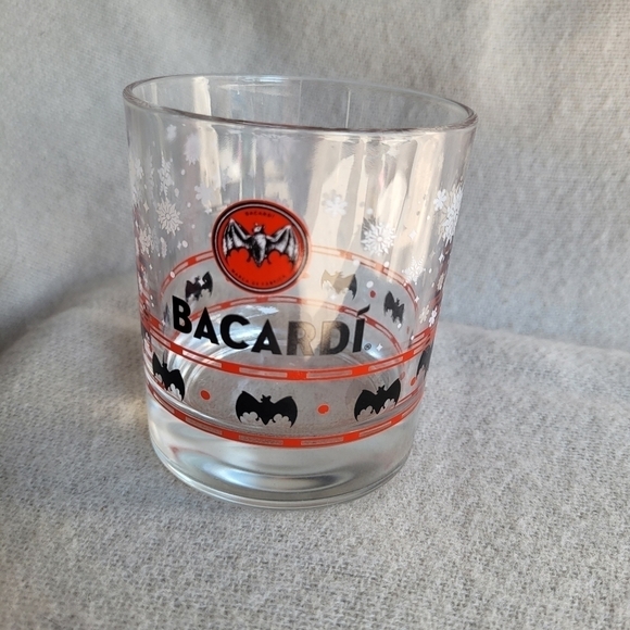 BACARDI Holiday Low Ball Glass - Picture 2 of 6